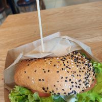 BeyondMeat-Burger at Eirisch Grill in Dobbiaco