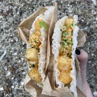 tofu tacos  at Poke Hana in Windermere