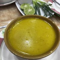 Lentil soup  at Petra Restaurant in Bangkok