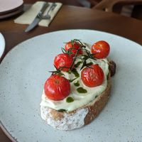 Vegan Ricotta toast #Veganuary at New Earth Cafe in Dubai