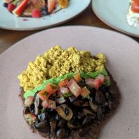 Tofu scramble  #Veganuary at New Earth Cafe in Dubai