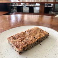 Amaranth goji berry protein bar at New Earth Cafe in Dubai