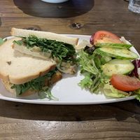 Roasted veg sandwich  at Explorer Cafe in Aviemore
