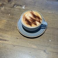 cappuccino   at Explorer Cafe in Aviemore