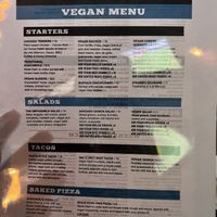 Just ask for the vegan menu if they don’t present you with one   at Mercury Bar West in New York City