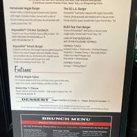 Vegan Wall menu, p. 2 at Mercury Bar West in New York City
