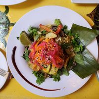 Asian/Cajun tofu at Kaya Island Eats in Key West