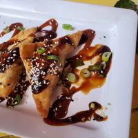 Veggie wontons at Kaya Island Eats in Key West