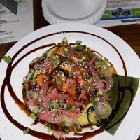 Island Roots (Polynesian stir fry)   at Kaya Island Eats in Key West
