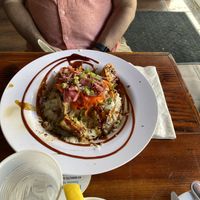 Asian/Cajun Tofu  at Kaya Island Eats in Key West
