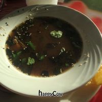 mushroom and miso soup at Kaya Island Eats in Key West