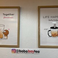 Love the wall art at Boba Bay in Capitola