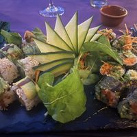 Vegane Sushi Platte  at Garden Bistro in Santa Maria