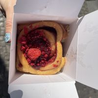 Raspberry roll  at Cinnamood in Berlin