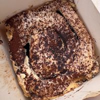 Tiramisu roll  at Cinnamood in Berlin