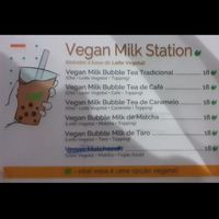 Vegan options at Tea Station in Sao Paulo