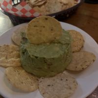 Guacamole and chips  at Pizzeria La Pinsa in Holbox