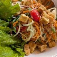 Som Tom Salad at Araya's Place in Bellevue