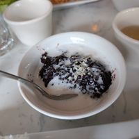 Black rice pudding at Araya's Place in Bellevue