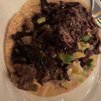 Taco carnitas de hongos  at Páramo in Mexico City