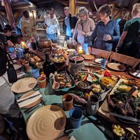 Full spread for omnis at The Green Dragon Inn in Matamata