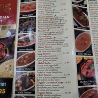 Menu Jan 2023 at Spice King Seattle in Seattle