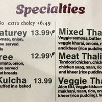 2026 menu  at Spice King Seattle in Seattle
