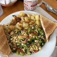 tofu scramble (no mushroom)  at My Diner in Boston