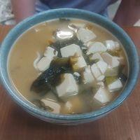 Miso soup at Dōng Dōng SùShí 東東素食 in New Taipei City