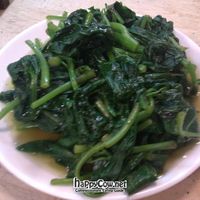green veggies at Dōng Dōng SùShí 東東素食 in New Taipei City