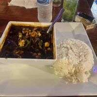 Jerk veggies  at Swings Restaurant & Bar in San Pedro