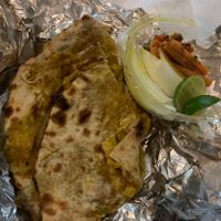 Aloo paratha. Not good    at Kailash Parbat in Kuta