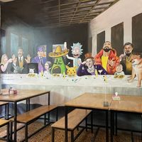 They had meme wall  at Chubby Gonzo's in Siem Reap