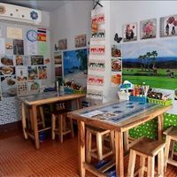Inside, limited seating at Air's Kitchen & Cafe in Chiang Mai