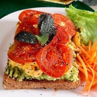 Avocado toast at Air's Kitchen & Cafe in Chiang Mai