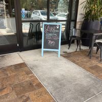 Vegan options on sign at Gigi's Cupcakes in Gainesville