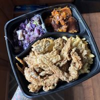 Oyster mushroom Sunday dinner   at More Life Foods in Detroit