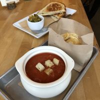 Tomato soup  at Hot Cakes - Ballard in Seattle