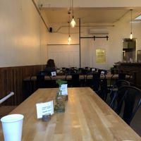 View to back from window seat  at Hot Cakes - Ballard in Seattle