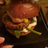 Burger at Pincho Nation Theater in Oslo