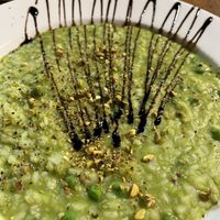 Pea rissotto - ask for no cheese   at The Serpent Bar and Restaurant in Cairns