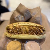 Hot dog  #Veganuary at Vbb House in Paris