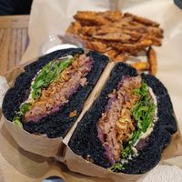 "Beyond Meat" burger at Vbb House in Paris