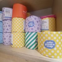 They had eco-friendly toilet paper at Small Goods in Bristol