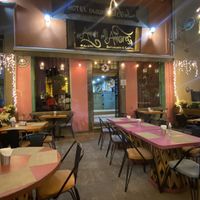 Lights at night  at Amor de Mis Amores  in Tequila