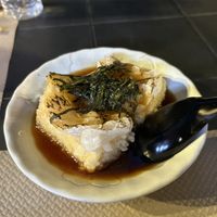 Agedashi tofu  at Mikasa in Barcelona