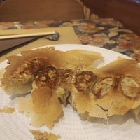 Gyozas veganas at Mikasa in Barcelona