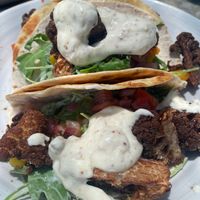  Cauliflower Tacos at Fat Kiwi Cafe in Otorohanga