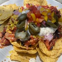 Jackfruit Nachos at Fat Kiwi Cafe in Otorohanga
