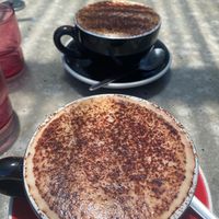 Cappuccino  at Fat Kiwi Cafe in Otorohanga